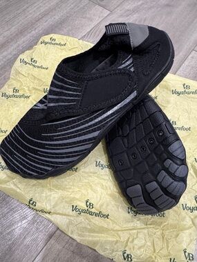 Women’s Voyabarefoot Sports Shoes - Slip-On with Velcro on the side.